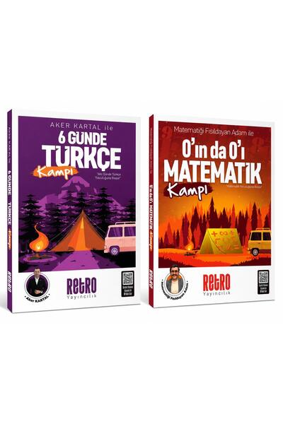 RETRO YAYINCILIK TYT KPSS DGS ALES 6 Günde Türkçe Soru Kampı Matematiği Fısıl...