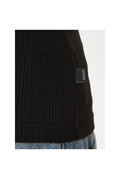 Guess Jeans Γυναικεία Μπλούζα W6GPZ8KF641 Μαύρη