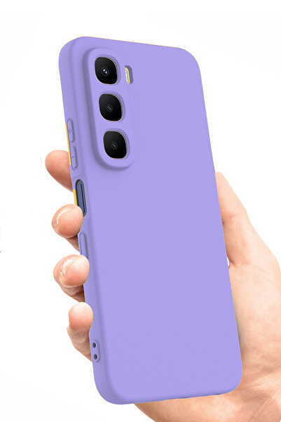 Nezih Case İnfinix Hot 60İ Uyumlu Kamera Korumalı Lansman Kadife İç Yüzeyli (...