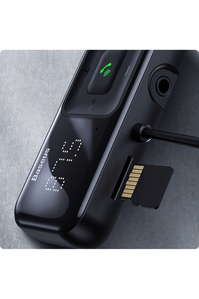 Baseus Transmițător FM tip T S-16 Bluetooth USB SD