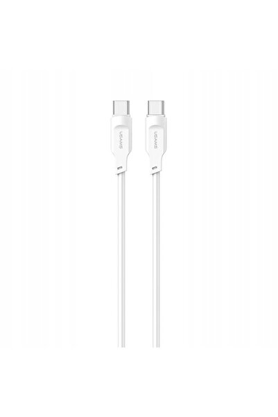NO BRAND Cablu USB-C - USB-C USAMS SJ567USB02 100W 1,2 m Alb