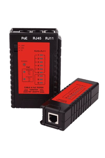 NOYAFA tester καλωδίων δικτύου NF-468PF για PoE RJ45 & RJ11