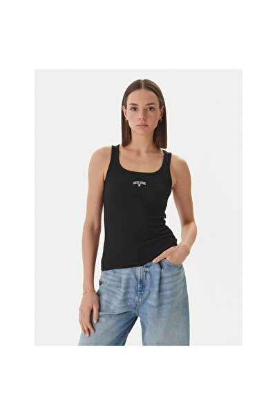 Guess Jeans Γυναικεία Μπλούζα W6GPZ2KA0H1 Μαύρη