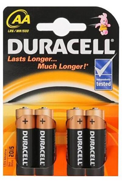 Duracell AA (R6) battery • Top Bottom Set of 4