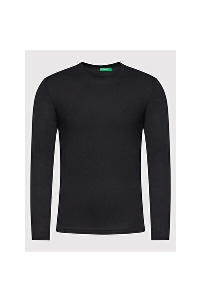 United Colors of Benetton Ανδρικό Μακρυμάνικο 3U53J1F05 Μαύρο