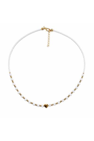 JİMNY JEWELRY Sea Candy Miyoki Bead Necklace