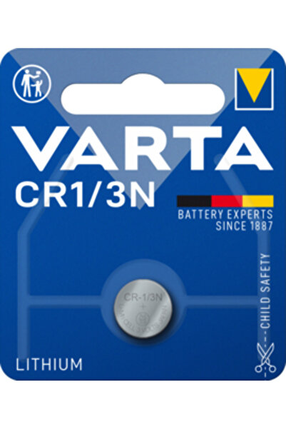 Varta Υψηλής ποιότητας μπαταρία κουμπί Λιθίου CR1/3N, 1 τεμάχιο σε blister