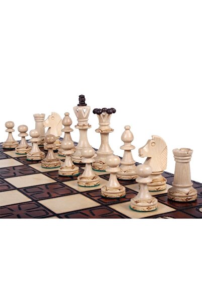 Sunrise Chess & Games Παιδικό παραδοσιακό σετ σκακιού - ένθετος δίσκος