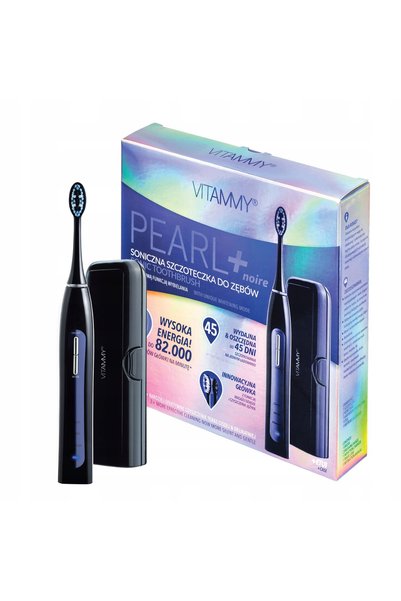 NO BRAND Periuță de dinți sonică VITAMMY Pearl+ Noire + Etui