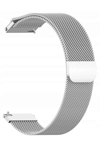 NO BRAND Curea LUNA pentru Samsung Galaxy Watch 3 41/45/46mm Argintiu