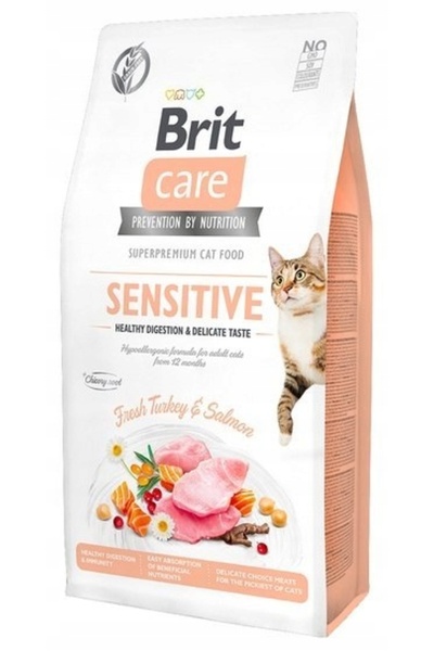 NO BRAND Hrana pentru pisici BRIT CARE curcan si somon 400 g