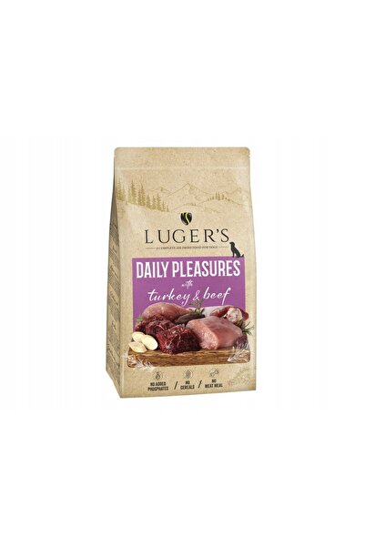 NO BRAND Hrana pentru caini uscata LUGER'S Daily Pleasures Peruca si Carnea d...