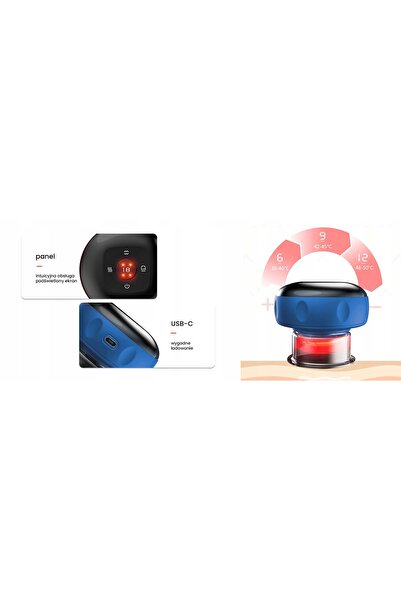 NO BRAND Aparat de masaj electronic chinezesc HUMANAS BB01