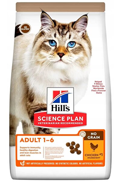 Hill's Hrană pentru pisici HILL-S Science Plan Fără Cereale Pui 605368 1.5 kg