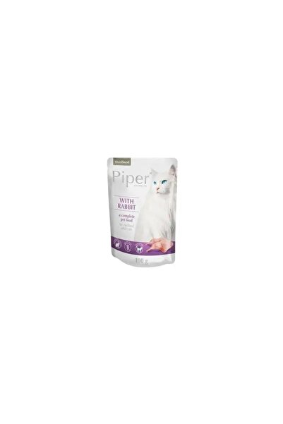 NO BRAND Hrana pentru pisici PIPER Animals Rabbit 100 g