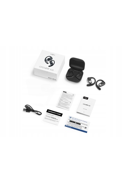 Shokz Căști cu conducte de aer Openfit Air Negru