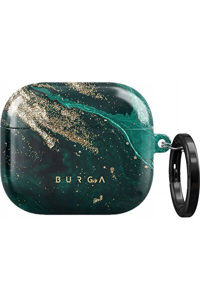 innature Husă pentru căști BURGA Emerald Pool pentru Apple AirPods 3 Verde-auriu