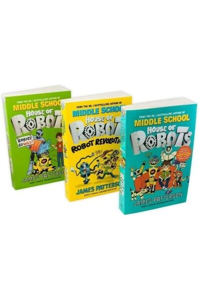 ARROW House of robots series james patterson collection 3 books set