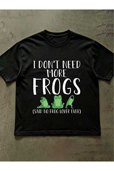 NOURAM تي شيرت رجالي بطباعة "I Don't Need More Frogs Said No Lover Ever" - قم...