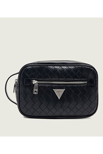 Guess TORINO SMALL SİYAH ERKEK EL ÇANTASI