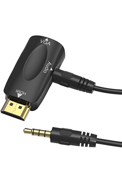 Weetotung HDMI to VGA Adapter Male to Female Converter 15pin 1080P with 3.5mm...