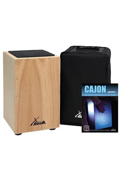 XDrum Primero Cajon Set NATUR și husă