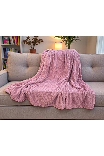 Linea Home Κουβέρτα Throw NOCE POWDER Μονή 160x220 LH2018180-1