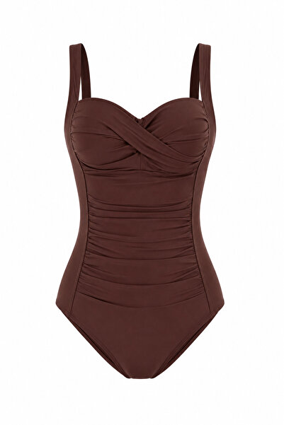 Paragon Stylish and Slimming Swimsuit with Adjustable Straps, Strappy Coverin...