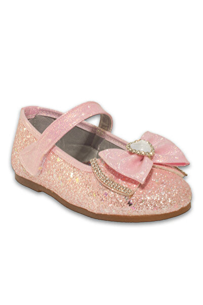 MİLAYLA Glittery Stone Evening Dress Baby Girl/Child Ballerina Shoes