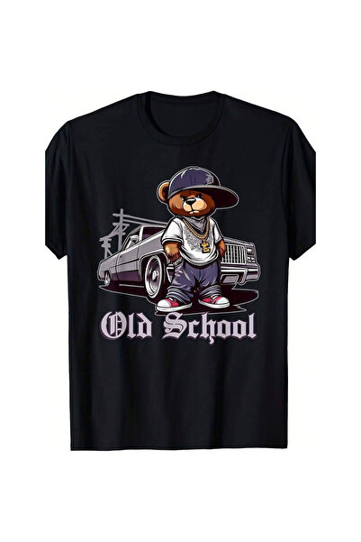 799 Men's Women's Vintage 80s Heavyweight T-Shirt - Retro Hip-Hop Teddy Bear ...