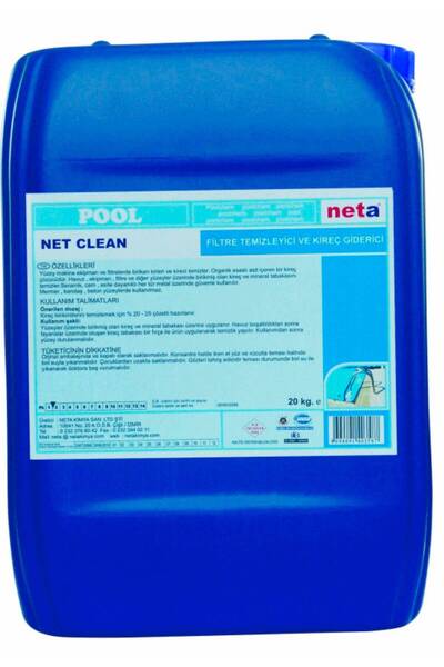 HAVUZ FİLTRESİ TEMİZLEYİCİ KİREC GİDERİCİ NET CLEAN