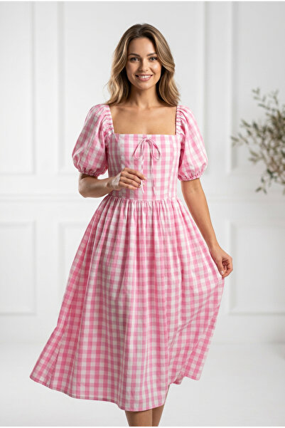 OEM Cotton baby doll midi dress