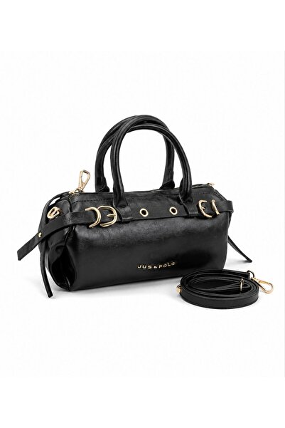 Just Polo Justpolo Women's Medium-Sized Cylinder Model Hand and Shoulder Bag ...