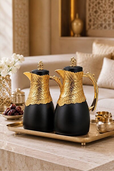 Generic Luxury Tramis Set (2 Pieces) in Royal Black and Shiny Gold.. a Compan...