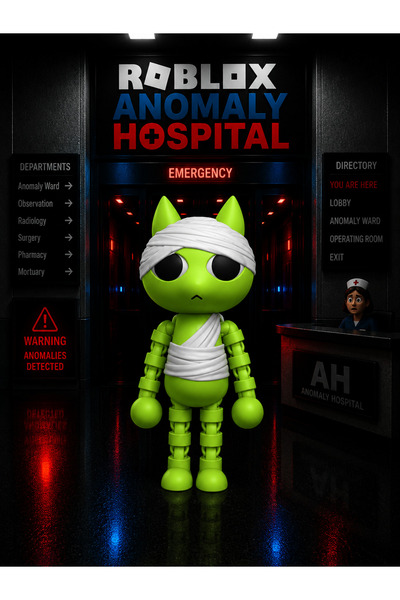 Suelo Butik Roblox Animal Hospital Anomaly Hasta Yeşil Eklemleri Hareketli Ha...