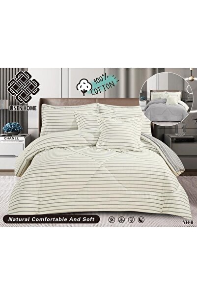 BIET ALMAFROSHAT Duvet Cover Set with 100% Cotton Bedspread, 6-Piece Set