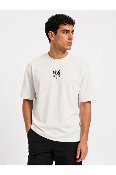 VEK Kaizen Printed T-Shirt Comfortable Fit 100% Cotton Minimal Unisex