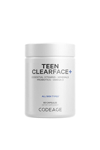 Codeage Teen Clearface - Complex de Multivitamine pentru Adolescenti pentru T...
