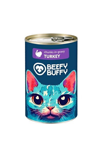 BEEFY BUFFY Wet Cat Food - Turkey 415 g