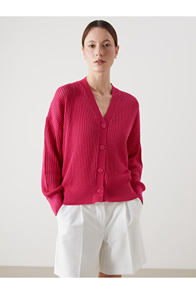 LC Waikiki Cardigan tricotat de damă cu decolteu în V