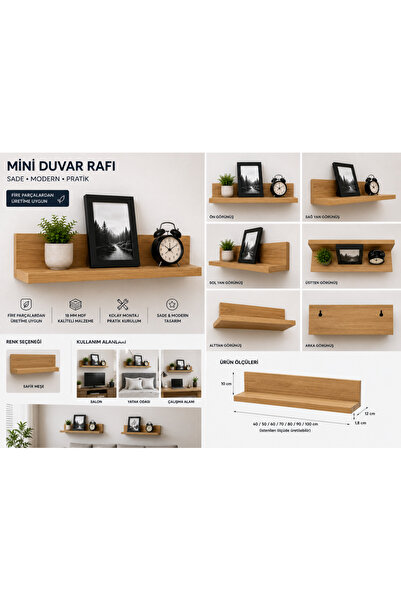 Genel Markalar Mini Duvar Rafı