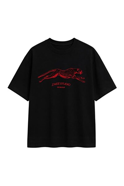 zaee Cheetah Printed Oversize T-Shirt