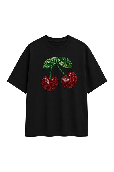 zaee Cherry Stone Oversize T-Shirt