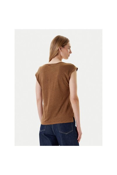 United Colors of Benetton Γυναικείο T-shirt 37UJE16B1 Καφέ