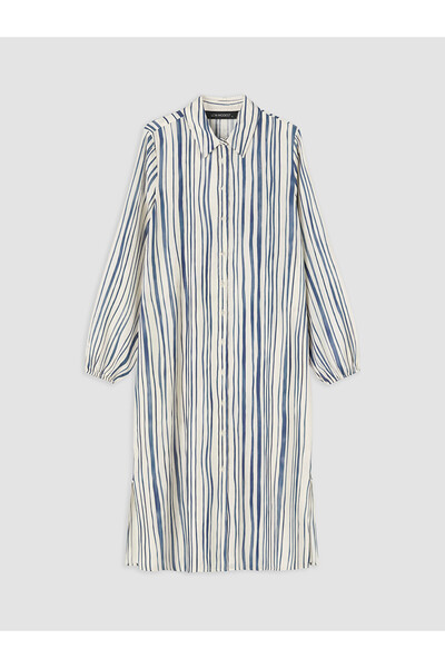 LC Waikiki Nevavm Striped Women's Shirt Tunic with a Difference