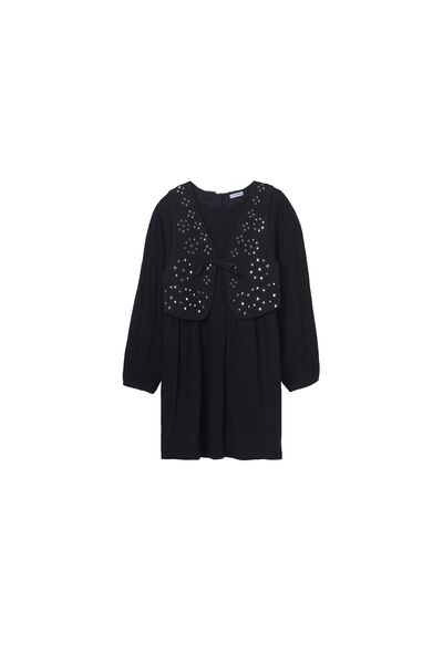 MAYORAL Rochie de zi cu zi pentru fete 7910 Negru