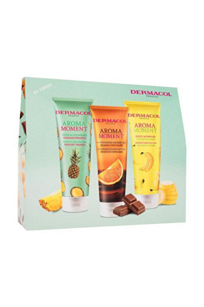 Dermacol Άρωμα Στιγμή Γλυκιά Αίσθηση Αφρόλουτρο & Άρωμα Τροπικών Φρούτων 3 x ...