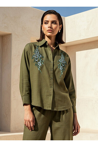 FAV LINEN EMBRIODERY TOP