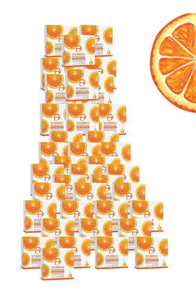 PYRON 38 Pieces Vitamin C Brightening And Anti-Aging Whitening Soap Orange 10...