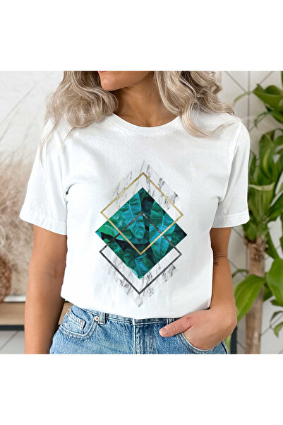 Orielle Tricou cu forme tropicale
